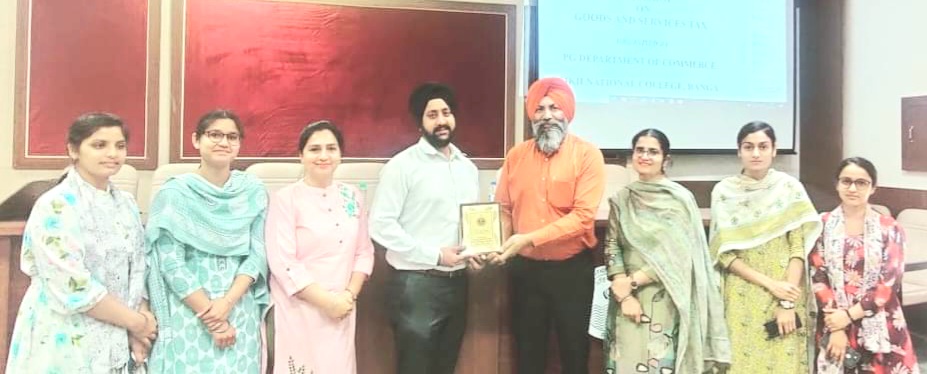Importance of tax told to students of Sikh National College Banga
